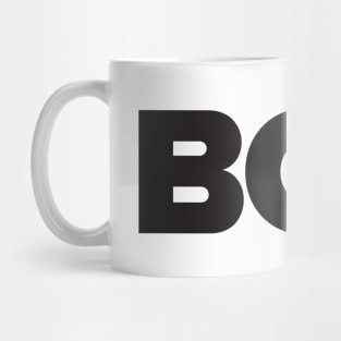 BCN - Barcelona proud city print - black Mug